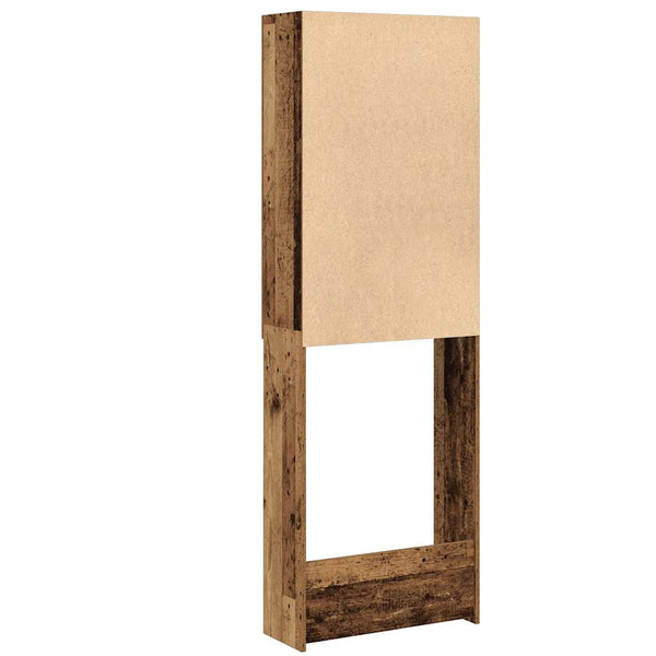 Antiker Holzwaschmaschinenschrank Zoe 64x25,5x190cm