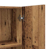 Antiker Holzwaschmaschinenschrank Zoe 64x25,5x190cm