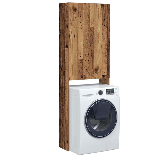 Antiker Holzwaschmaschinenschrank Zoe 64x25,5x190cm