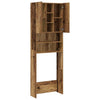 Alter Holzwaschmaschinenschrank Niculcea 64x25,5x190cm