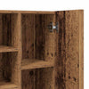 Alter Holzwaschmaschinenschrank Niculcea 64x25,5x190cm