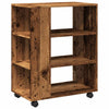 Alter Holzschrank auf Rollen Bernadina 60x35x75cm (Spanplatte)