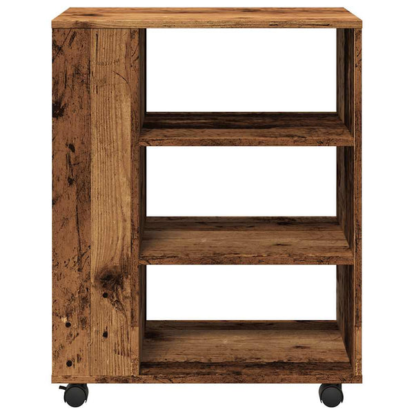 Alter Holzschrank auf Rollen Bernadina 60x35x75cm (Spanplatte)