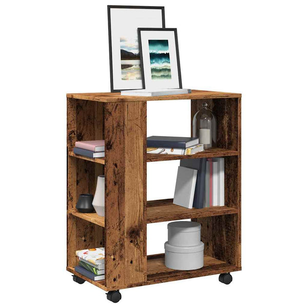 Alter Holzschrank auf Rollen Bernadina 60x35x75cm (Spanplatte)