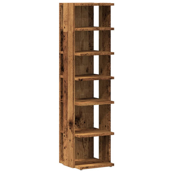 Alter Holzschuhschrank Abdeltattah 28x27x102cm (Holz)