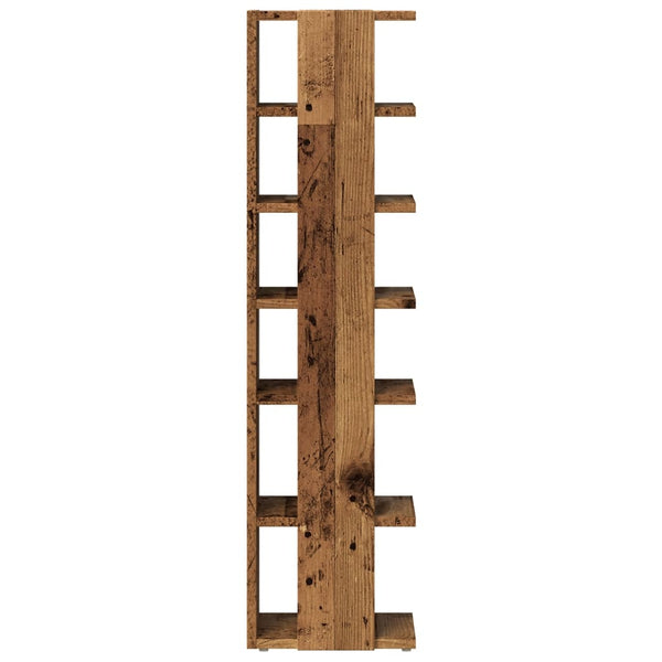Alter Holzschuhschrank Abdeltattah 28x27x102cm (Holz)