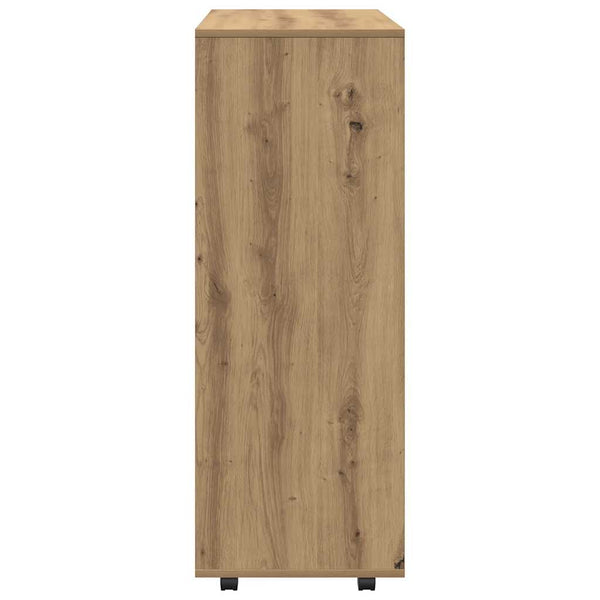 Käsityöläinen tammi vaatekaappi Mouhammad 80x40x110cm (puinen)