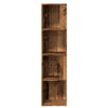 Alter Eckschrank aus Holz Kaleena 33x33x132cm (Spanplatte)