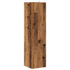 Alter Eckschrank aus Holz Kaleena 33x33x132cm (Spanplatte)