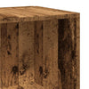Alter Eckschrank aus Holz Kaleena 33x33x132cm (Spanplatte)