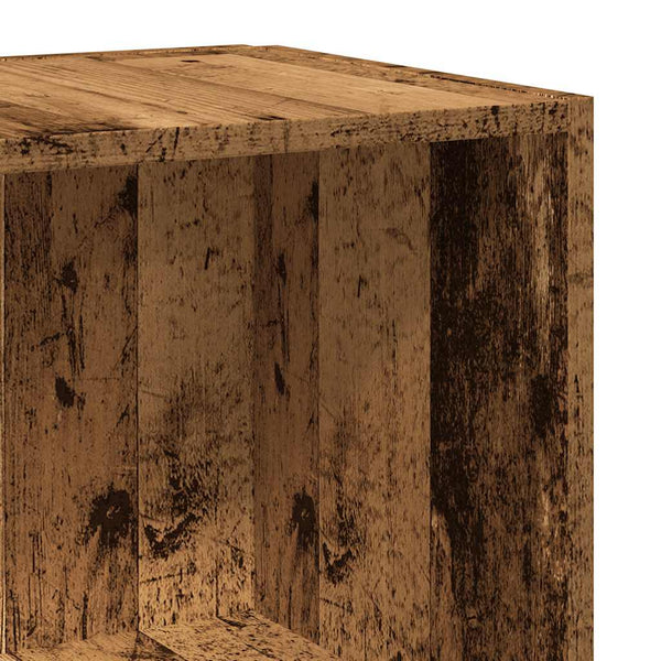 Alter Eckschrank aus Holz Kaleena 33x33x132cm (Spanplatte)