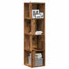 Alter Eckschrank aus Holz Kaleena 33x33x132cm (Spanplatte)
