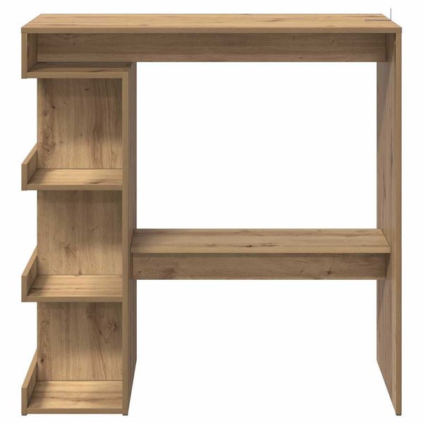 Eichen-Bartisch mit Ablageregal Handwerker Radut