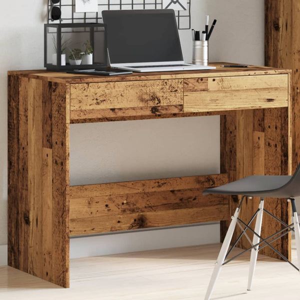 Antiker Holzschreibtisch Claudius 101x50x76,5cm (Holz)
