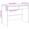 Antiker Holzschreibtisch Claudius 101x50x76,5cm (Holz)