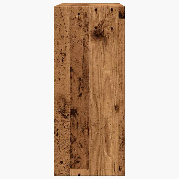 Antikes Holz-Bücherregal/-Raumteiler Milindora 80x30x72cm