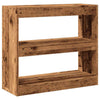 Antikes Holz-Bücherregal/-Raumteiler Milindora 80x30x72cm