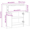 Altes Holzbuffet Zaide 60x30x70cm (Holz)