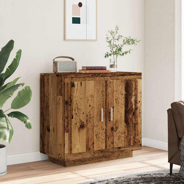 Schwarze Kommode Banel 80x40x75cm (Spanplatte)