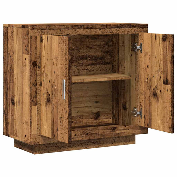 Schwarze Kommode Banel 80x40x75cm (Spanplatte)