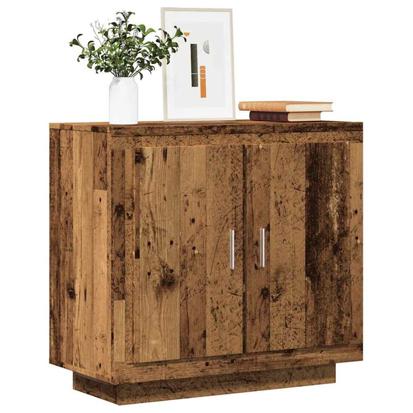 Schwarze Kommode Banel 80x40x75cm (Spanplatte)