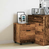 Alter Holz Aktenschrank Pinkasz 45x38x54cm (auf Rollen)