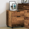 Alter Holz Aktenschrank Pinkasz 45x38x54cm (auf Rollen)