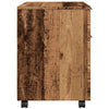 Alter Holz Aktenschrank Pinkasz 45x38x54cm (auf Rollen)