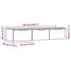 Alter Wandschrank aus Holz von Doricuta 102x30x20cm (Holz)