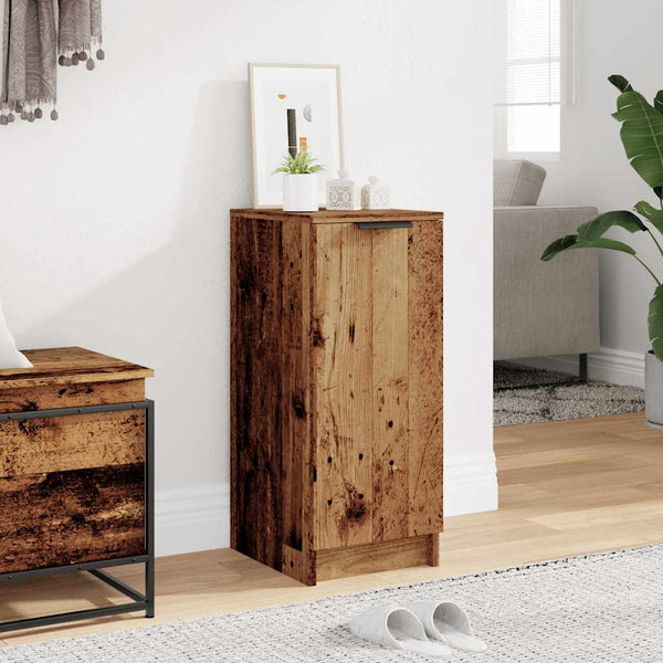 Altes Holz-Bücherregal Thinca 29,5x35x70cm (Spanplatte)