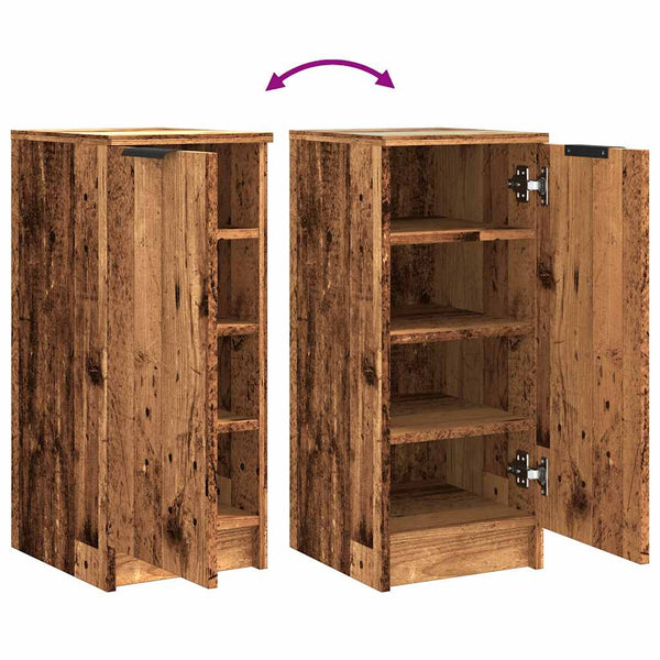 Altes Holz-Bücherregal Thinca 29,5x35x70cm (Spanplatte)