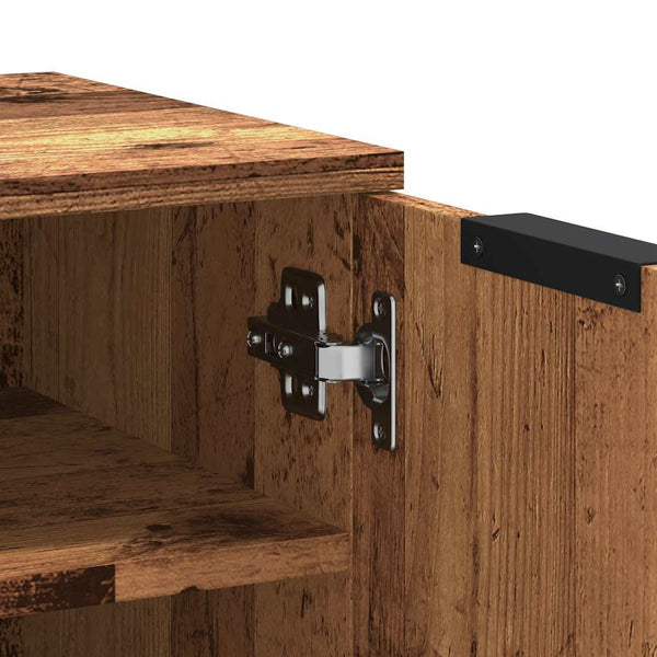 Altes Holz-Bücherregal Thinca 29,5x35x70cm (Spanplatte)