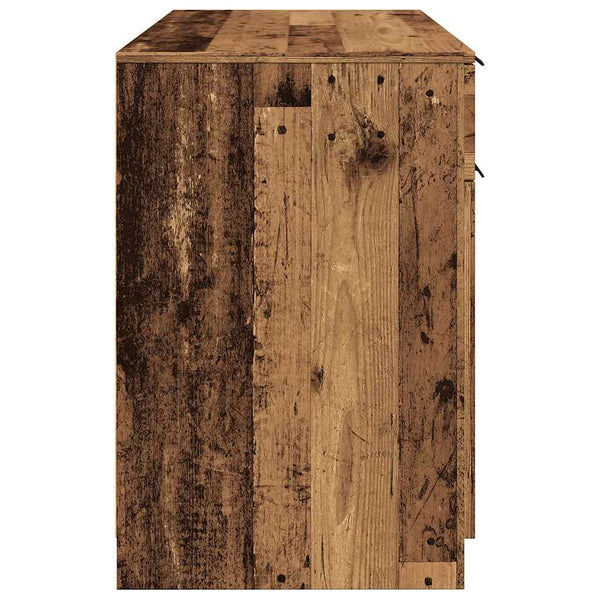 Alter Holzschreibtisch Diego 100x50x75cm (Holz)