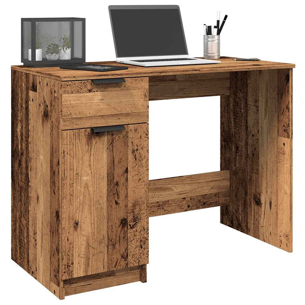 Alter Holzschreibtisch Diego 100x50x75cm (Holz)