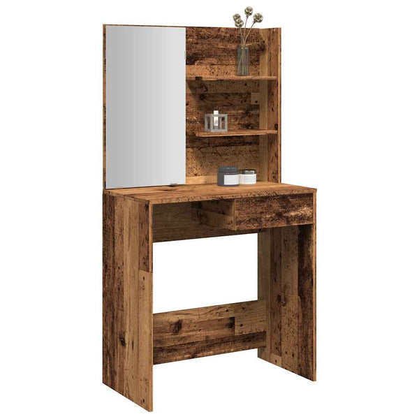 Alter Holzschminktisch Nilda 74,5x40x141cm