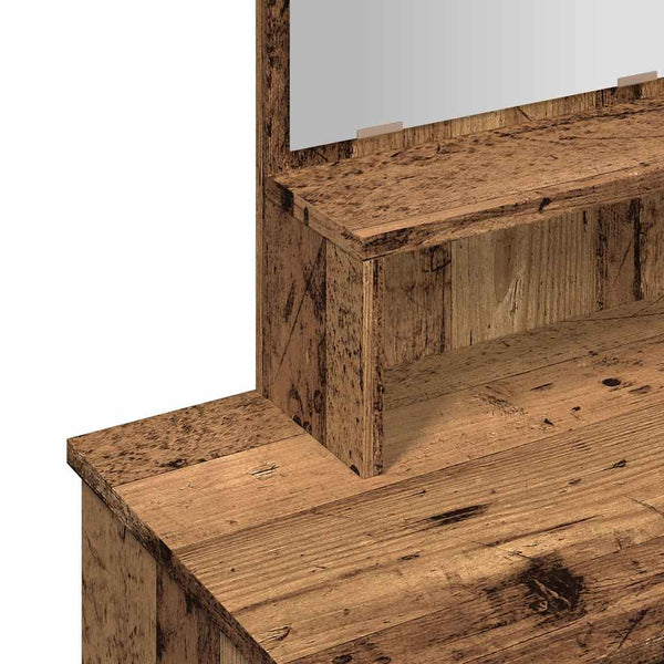 Alter Schminktisch aus Holz Simpronia 86,5x35x136cm