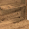 Schminktisch mit LED Flintoaca 74,5x40x141cm (Artisan Eiche)