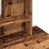 Alter Schminktisch aus Holz mit LED-Beleuchtung Gioni 86,5x35x136cm