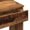 Alter Holzschminktisch mit LED-Beleuchtung Valadea 96x40x142cm