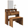 Schminkhocker Rosario 70x35x45cm (Altholz, holzfarben)
