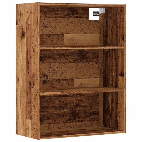 Alte hängende Wandvitrine aus Holz Balacescu 69,5x32,5x90cm
