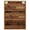 Alte hängende Wandvitrine aus Holz Balacescu 69,5x32,5x90cm