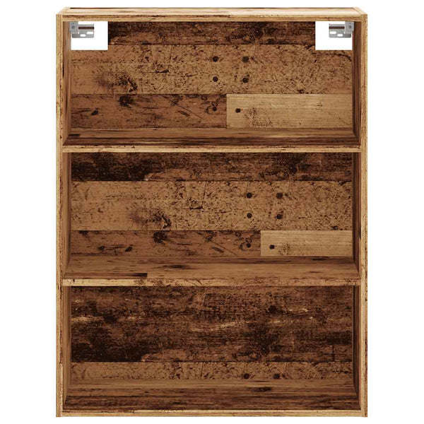 Alte hängende Wandvitrine aus Holz Balacescu 69,5x32,5x90cm