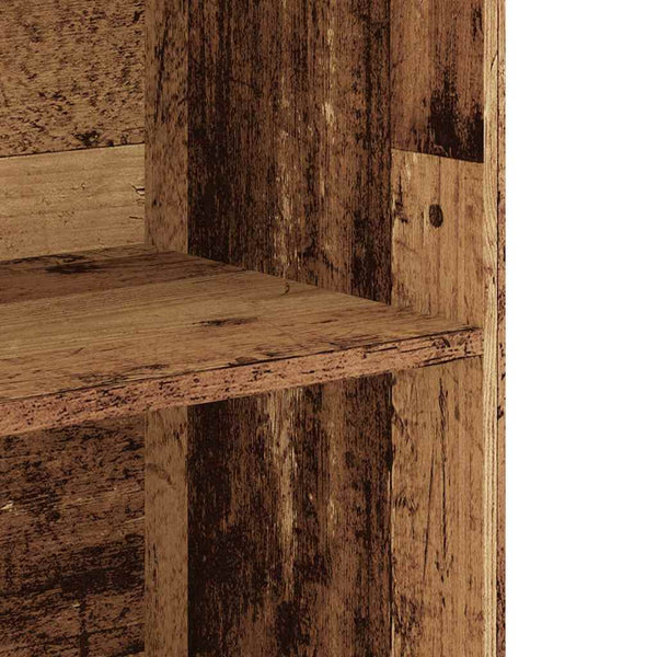 Alte hängende Wandvitrine aus Holz Balacescu 69,5x32,5x90cm