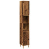 Alter Holz-Badschrank Arturo 30x30x190cm (Holz)