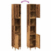Alter Holz-Badschrank Arturo 30x30x190cm (Holz)