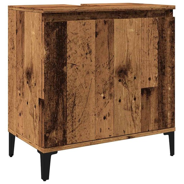 Waschtischunterschrank Francoise 58x33x60cm (Altholz, Holz)