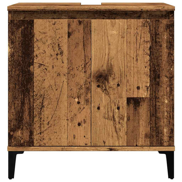 Waschtischunterschrank Francoise 58x33x60cm (Altholz, Holz)