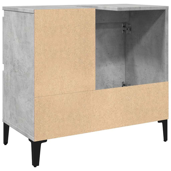 Harmaa pesuallaskaappi Silvy 65x33x60cm (suunniteltu puu)