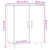 Alte Holzkommode Olta 69,5x34x90cm (Holz)